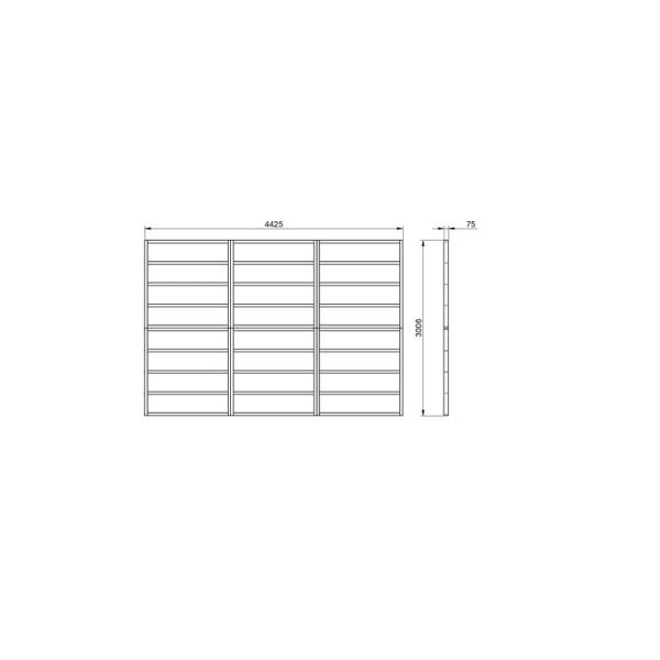 Shed Base for Forest Overlap Sheds - 15' x 10'
