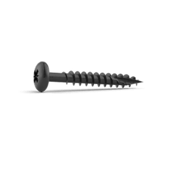 Durapost Pan Head Timber Screws - 4mm x 40mm Anthracite Grey - Pack Of 200