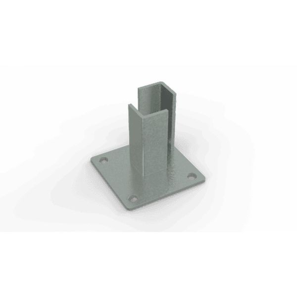 Durapost Corner Fencing Post Bolt Down Support - 125mm