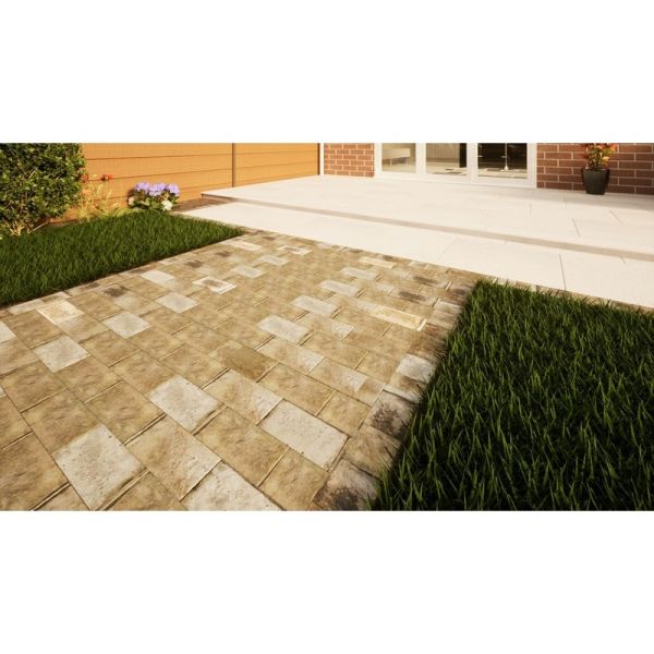 Clay Paving - 210mm x 100mm x 50mm London Mixture