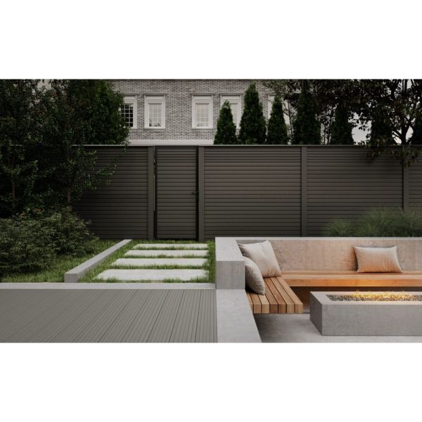 Ecoscape Composite Gate - 1520mm x 900mm Charcoal