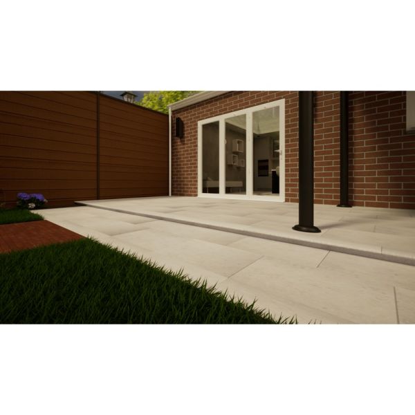 Limestone Paving - 900mm x 600mm x 25mm Jura Grey