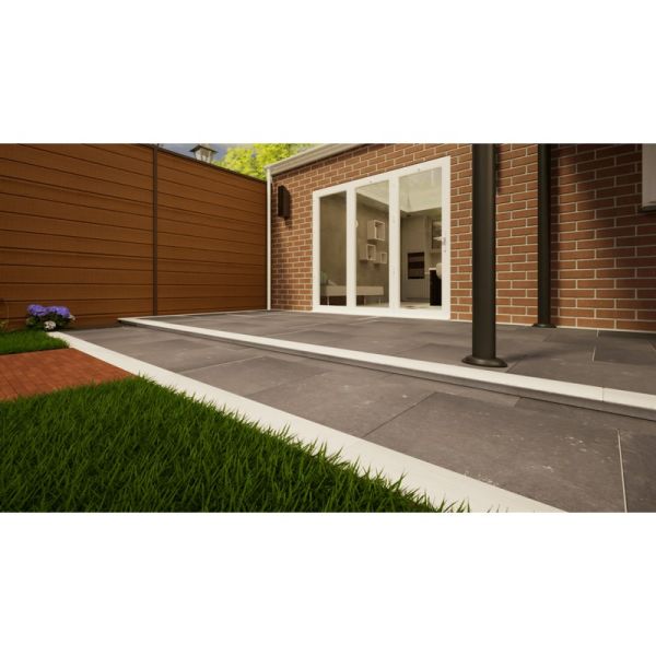 Limestone Paving - 600mm x 600mm x 25mm Midnight Black