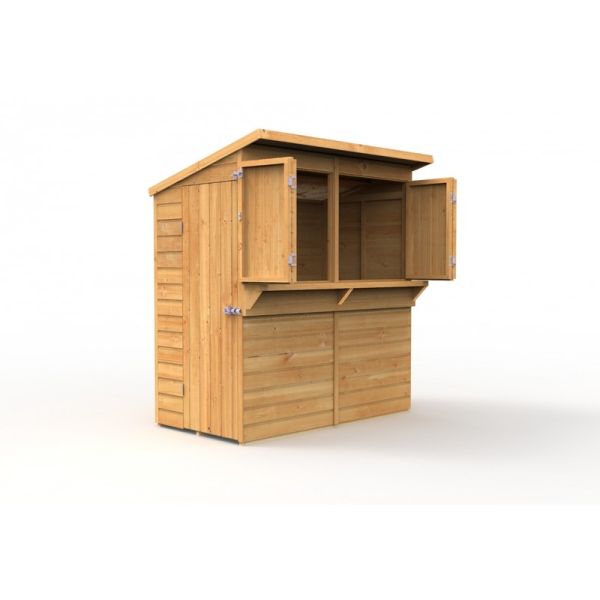 Forest Garden Shiplap Pent Garden Bar - 6' x 3'