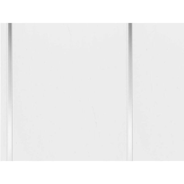 Internal Wall Panel - 250mm x 2600mm x 8.5mm White Chrome - Pack of 4