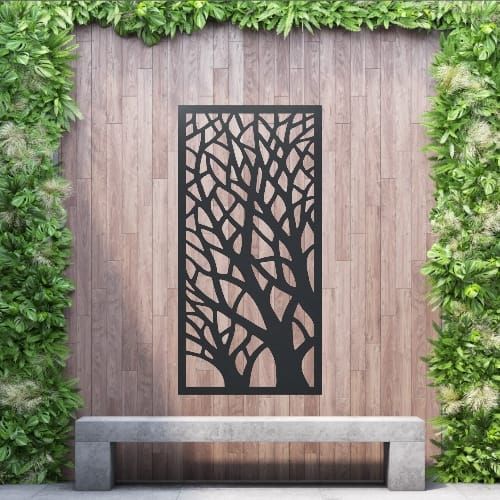 Aluminium Privacy Screen - Woodland