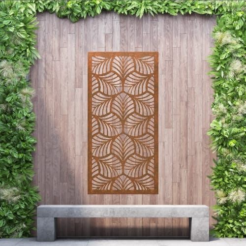 Steel Corten Privacy Screen - Setosa