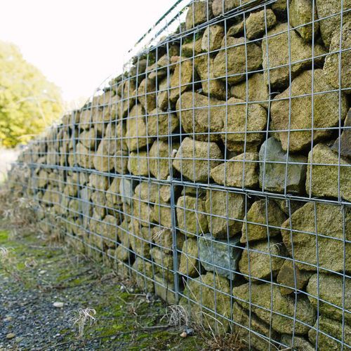 4mm Welded Wire Mesh Gabion Baskets - 2000mm x 500mm x 500mm Galvanised