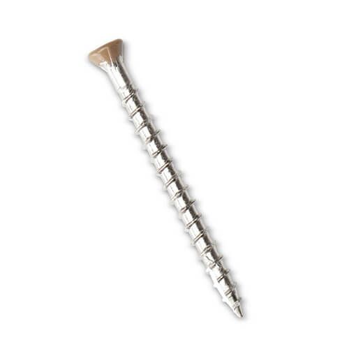 Composite Decking/Cladding Colour Coded Screw - 40mm Autumn/Spiced Oak - Pack of 100