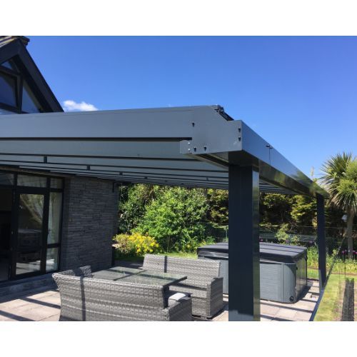 Contemporary Alfresco Aluminium Pergola / Veranda - 2000mm