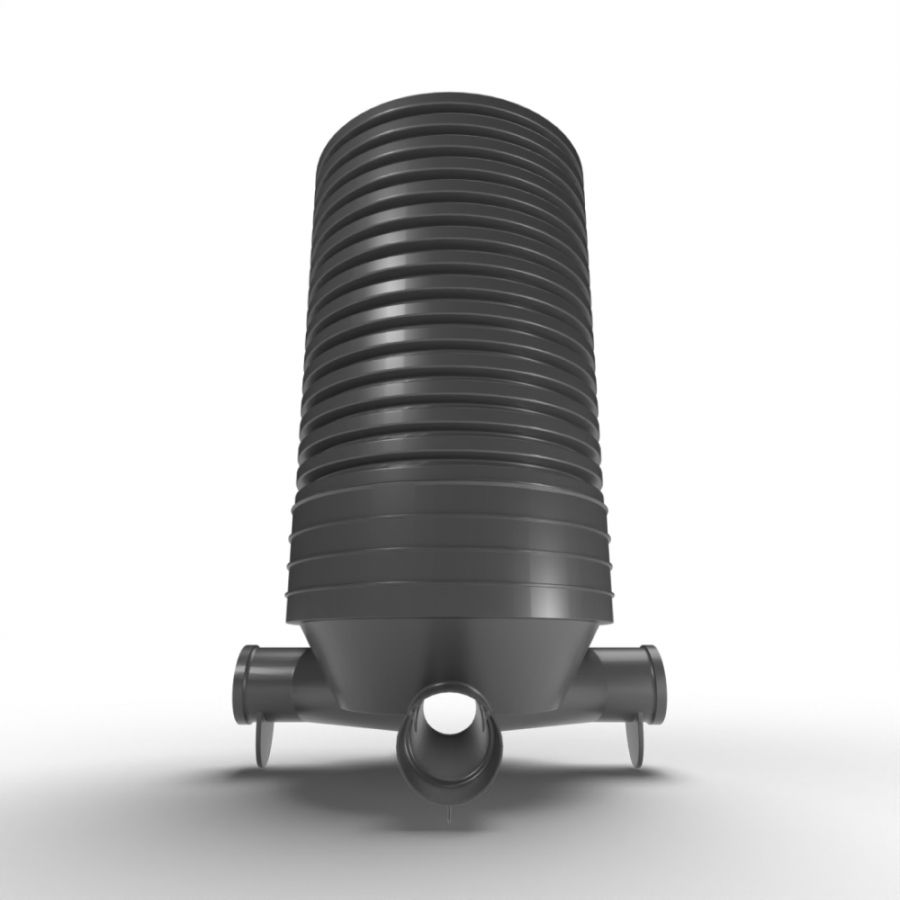 Inspection Chamber Set - 600mm Diameter x 1510mm Depth with 150mm Channel & 150mm Inlets