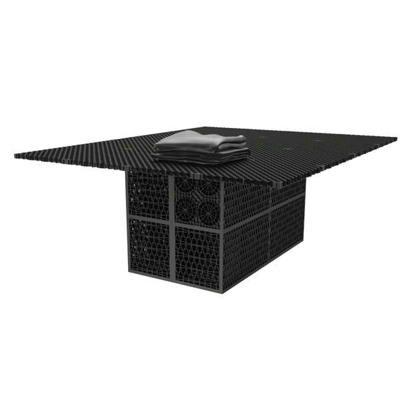 Rainsmart 65 Tonne Soakaway Crate Set For Heavier Soils Assembled - 1 Cubic Metre Kit