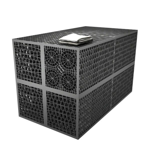 Rainsmart 24 Tonne Soakaway Crate Set Flat-Packed with Silt Blok & Lid - 1 Cubic Metre Kit