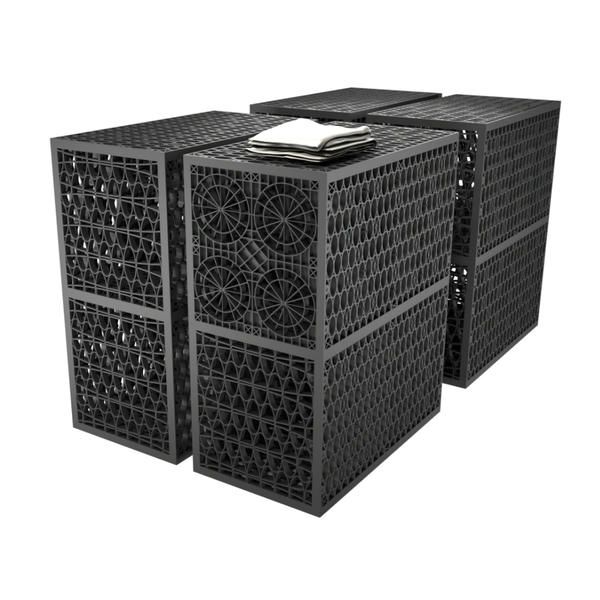 Rainsmart 24 Tonne Soakaway Crate Set Flat-Packed with Silt Blok & Lid - 1 Cubic Metre Kit