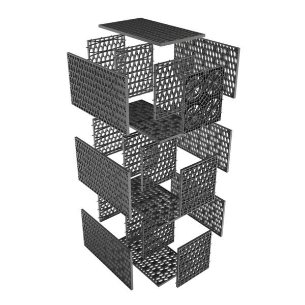 Rainsmart 24 Tonne Triple Soakaway Crate Flat-Packed - 0.36 Cubic Metres