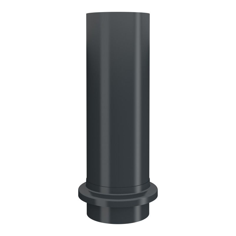 Lindab Aluminium Drain Shoe - 87mm Anthracite Grey