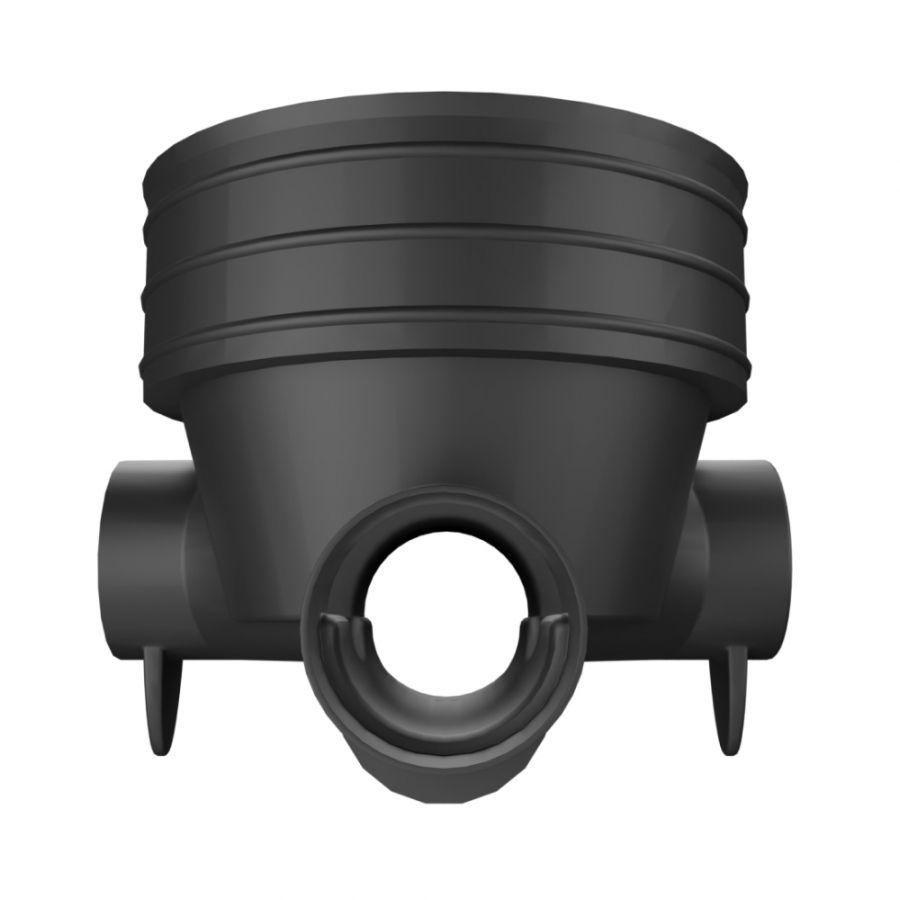 Inspection Chamber Base - 450mm Diameter with 150mm Channel & 150mm Inlets