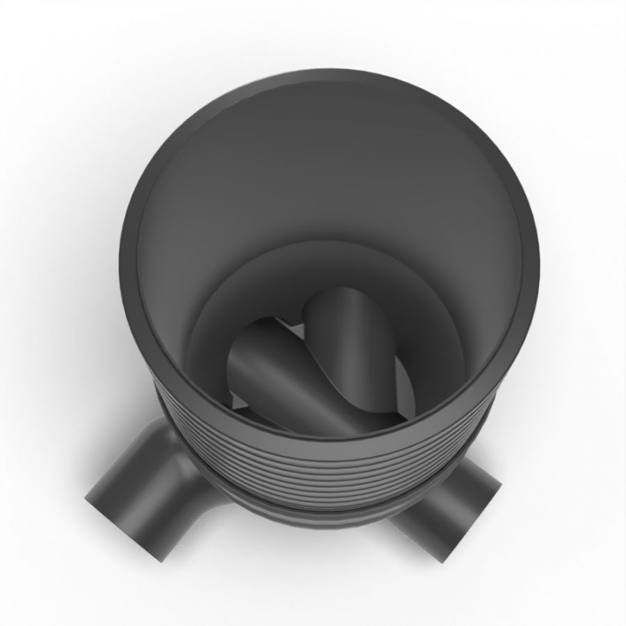 Inspection Chamber Set - 600mm Diameter x 1090mm Depth with 225mm Channel & 225mm Inlets