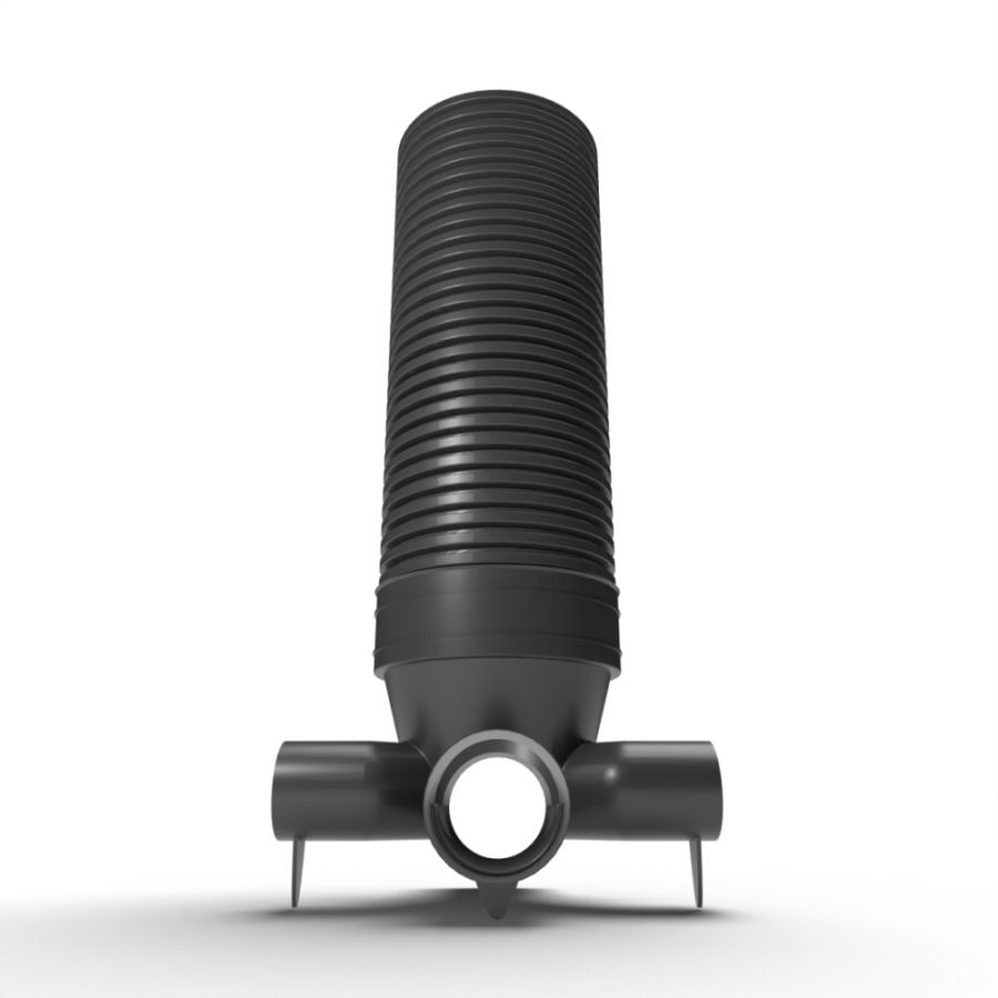 Inspection Chamber Set - 600mm Diameter x 2375mm Depth with 300mm Channel & 225mm Inlets