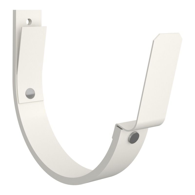 Lindab Aluminium Gutter 70mm Flex-Fit Fascia Bracket - 150mm White