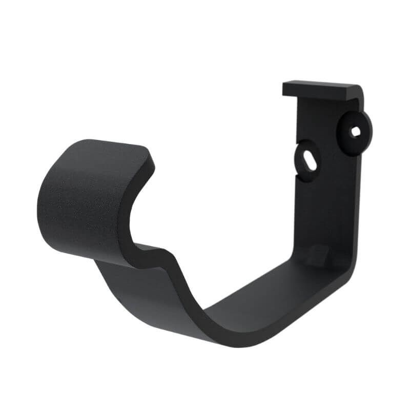 Lindab Aluminium Gutter Fascia Bracket - 125mm Black