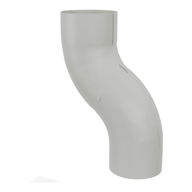 Lindab Aluminium One-Piece Offset - 100mm White