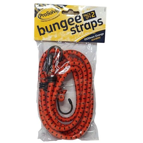 ProSolve Bungee Straps Pair - 1000mm Orange