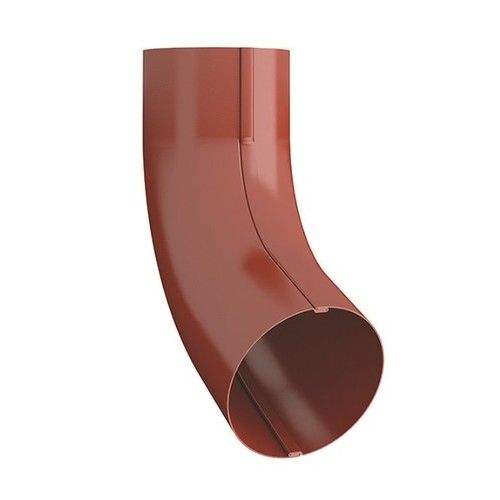 Lindab Steel Conical Downpipe Bend 70 - 100mm Tile Red