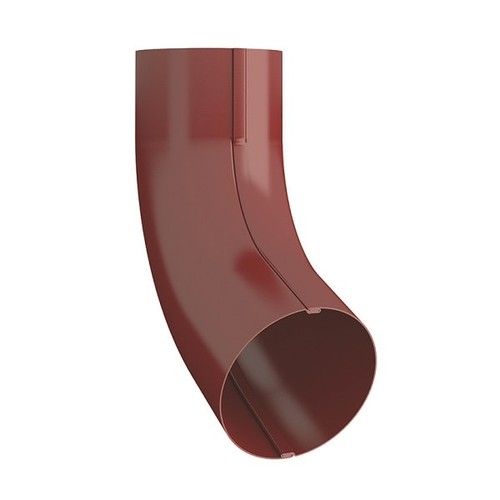 Lindab Steel Conical Downpipe Bend 70 - 120mm Dark Red