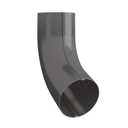 Lindab Steel Conical Downpipe Bend 70 - 87mm Graphite