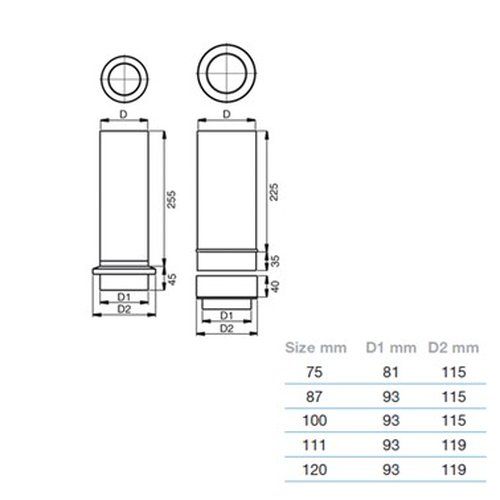 Lindab Steel Drain Shoe - 100mm Brown