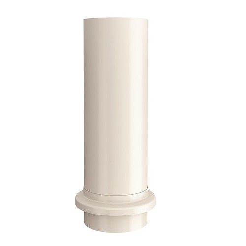 Lindab Steel Drain Shoe - 120mm Antique White