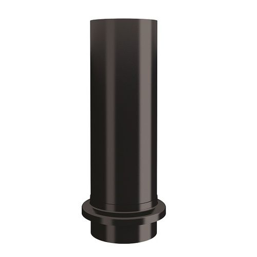 Lindab Steel Drain Shoe - 87mm Black