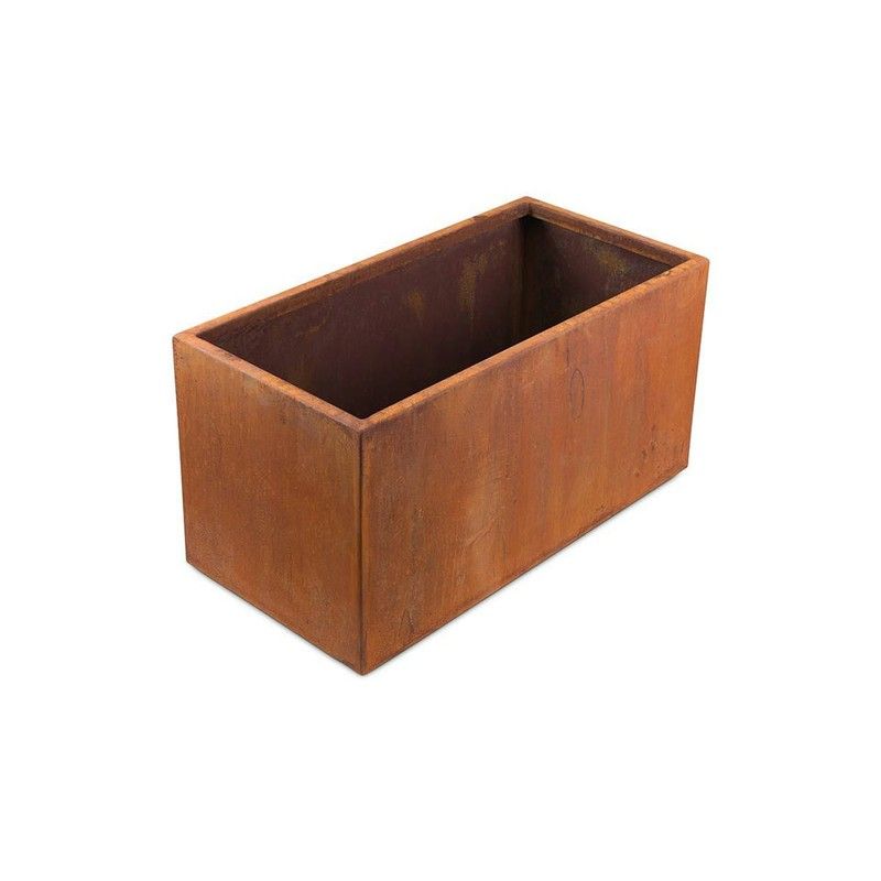 Corten Steel Trough Planter - 1200mm x 400mm x 400mm