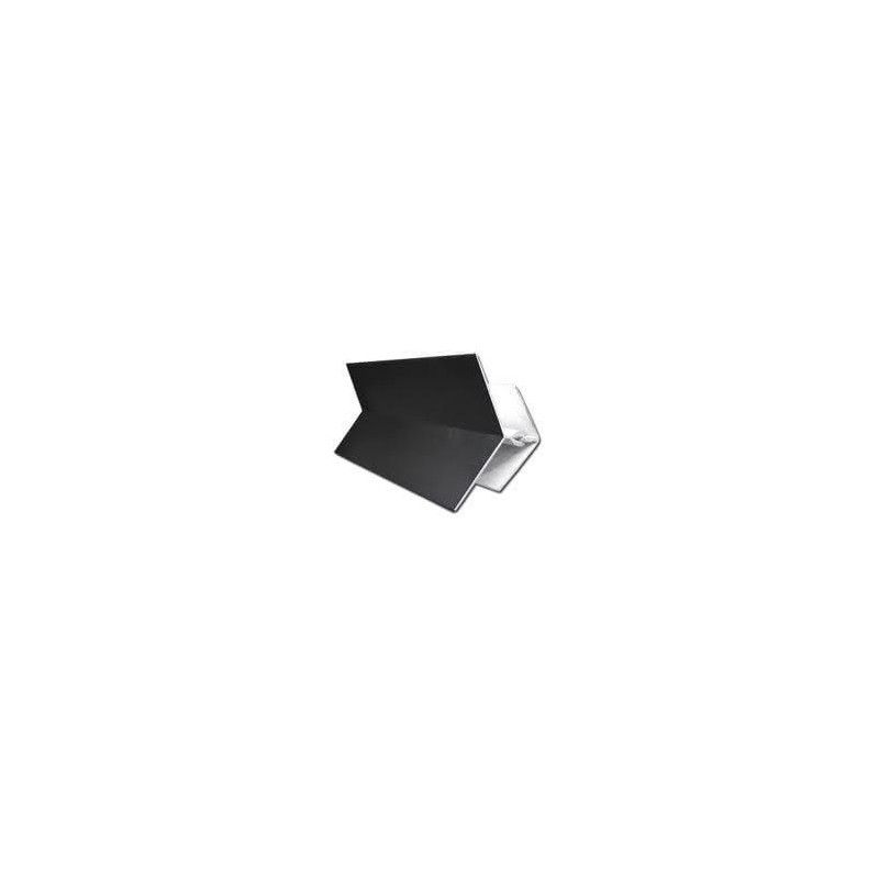 FloPlast Shiplap Cladding Internal Corner - 5mtr Black Ash Woodgrain