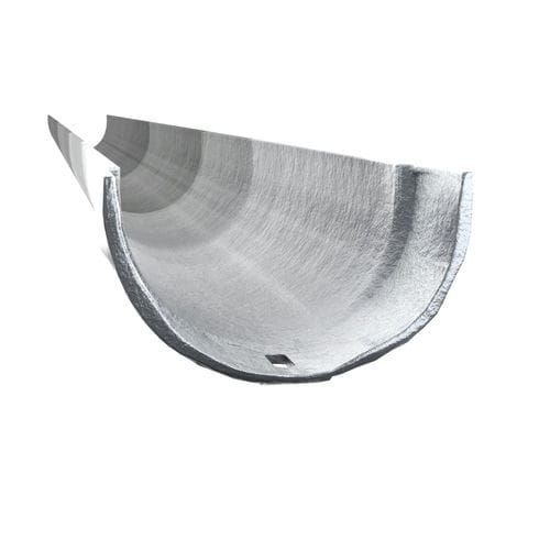 Cast Iron Deep Half Round Gutter - 125mm x 1829mm Primed