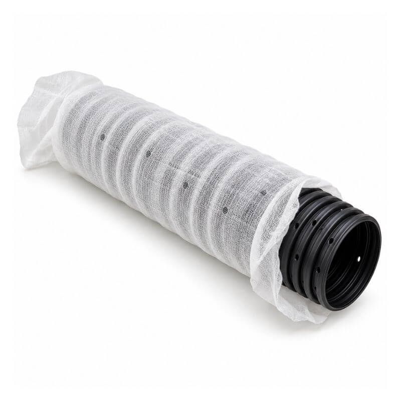 Land Drain Filter Sleeve - 60mm Diameter x 25mtr