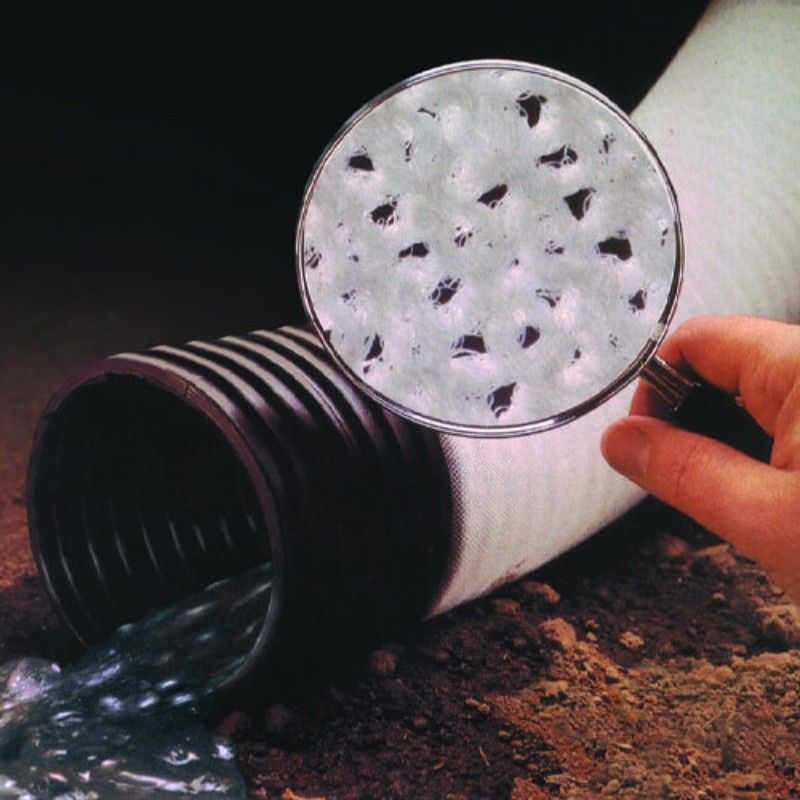 Land Drain Filter Sleeve - 80mm Diameter x 100mtr