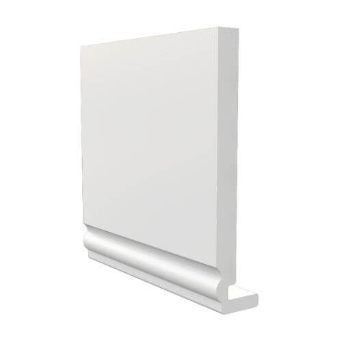 250mm White Ogee Fascia Board - 18mm x 5mtr