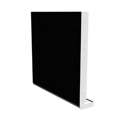 200mm Black Ash Woodgrain Fascia Board - 18mm x 5mtr