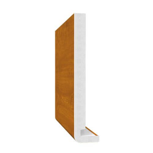 200mm Golden Oak Fascia Board - 18mm x 5mtr - Pack of 2