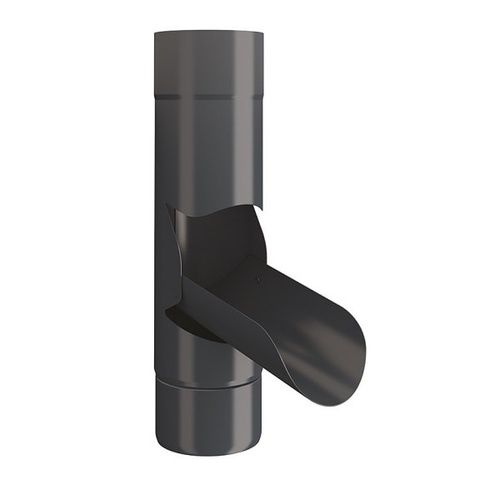 Lindab Steel Adjustable Diverter - 87mm Graphite