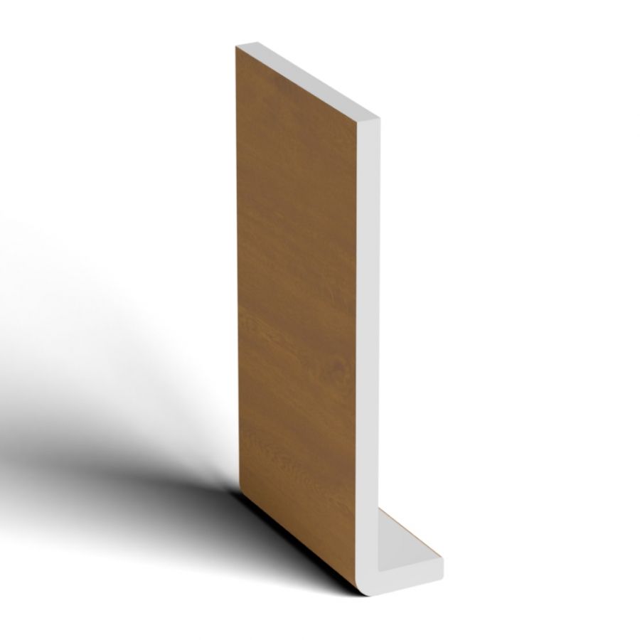 200mm Golden Oak Fascia Capping Board - 10mm x 5mtr - Pack of 2