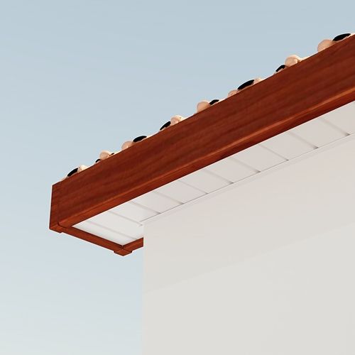 225mm Rosewood Fascia Capping Board - 10mm x 5mtr