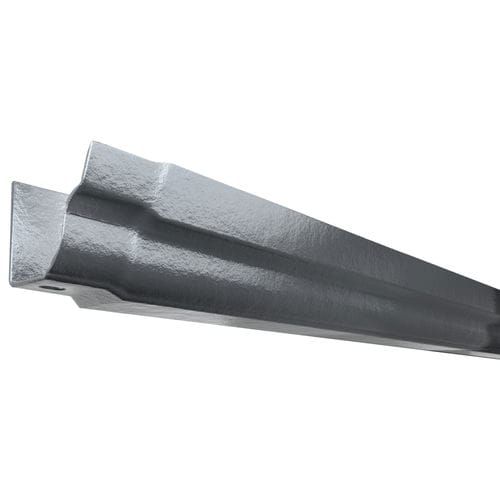 Cast Iron Moulded Ogee Gutter - 100mm x 1829mm Primed