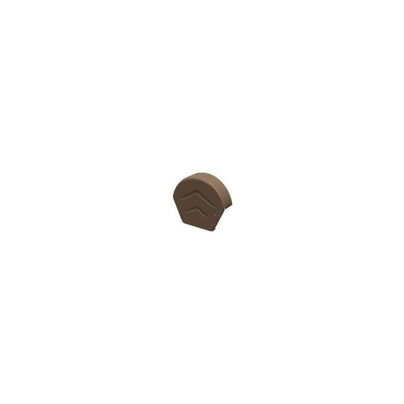 Dry Verge Ridge Cap Round - Brown
