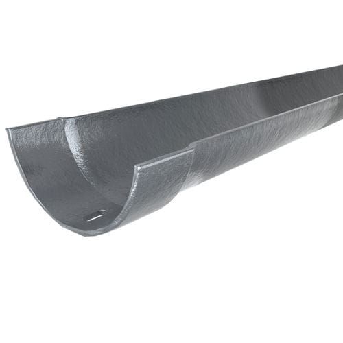Cast Iron Half Round Gutter - 125mm x 1829mm Primed
