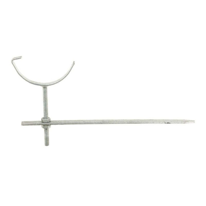 Cast Iron Half Round Gutter Rise & Fall Bracket - 150mm Galvanised