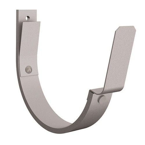Lindab Steel Gutter 70mm Flex-Fit Fascia Bracket - 150mm Silver Metallic