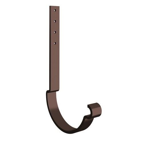 Lindab Steel Gutter 200mm Rafter Bracket - 100mm Coffee Brown